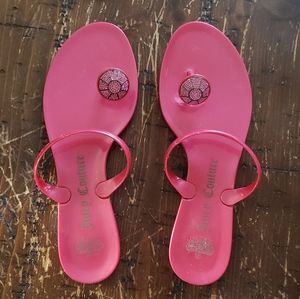 Juicy Couture Flame Pink Sandles